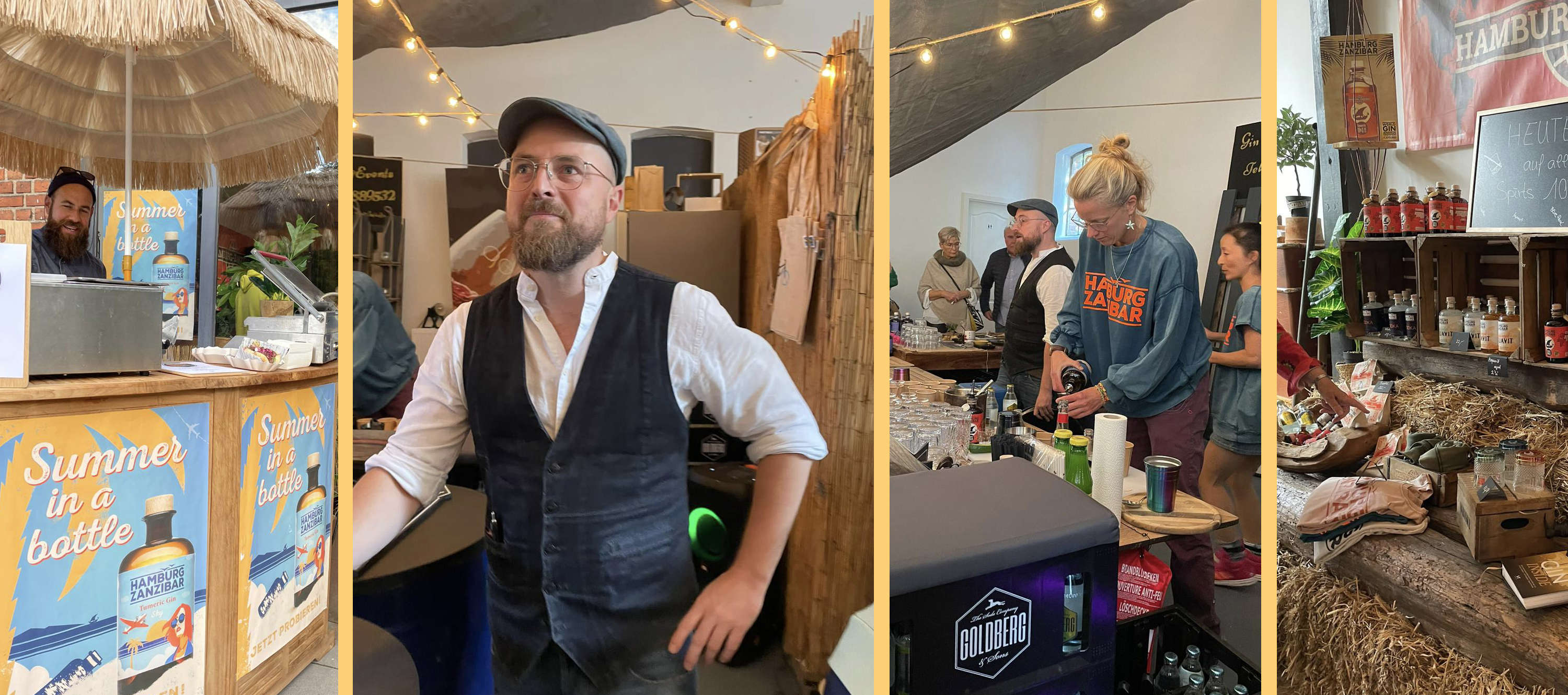 Begrüßungsgetränk: Tumeric Sky Gin Tonic