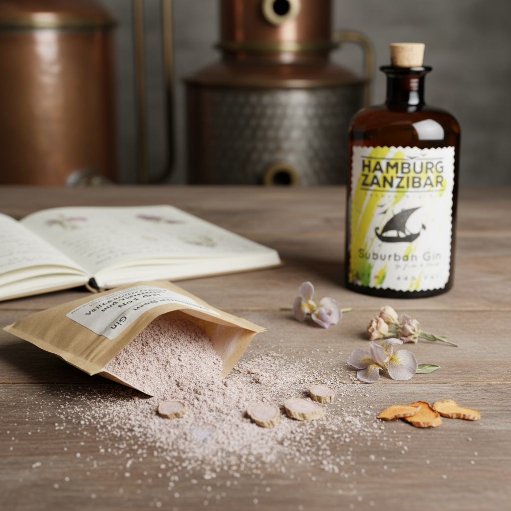 Veilchenwurzeln feine Eleganz im Hintergrund