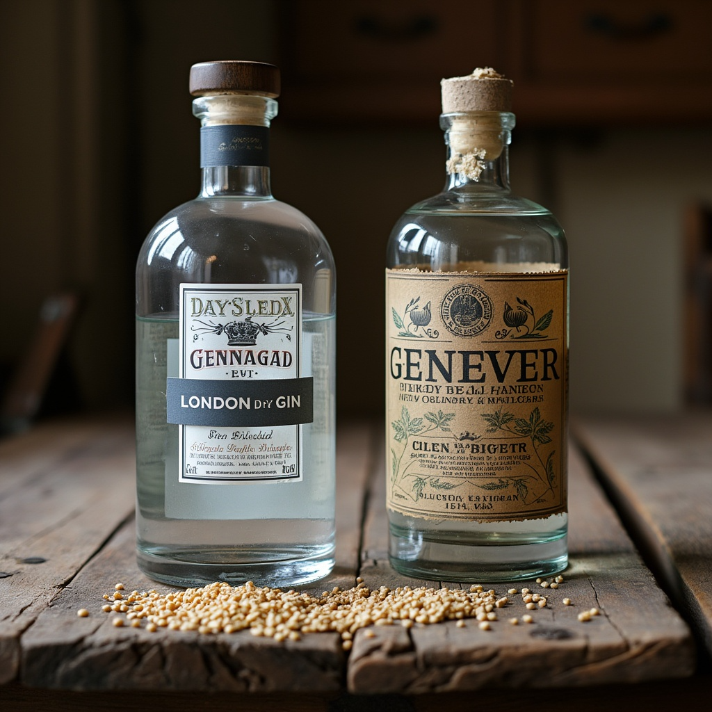 Was ist der Unterschied zwischen Gin und Genever?