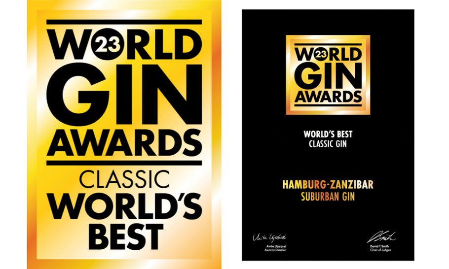 Suburban Gin gewinnt Award als World's Best Classic Gin