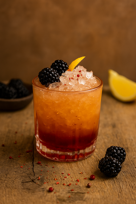 Golden Bramble mit Tumeric No.1 Gin