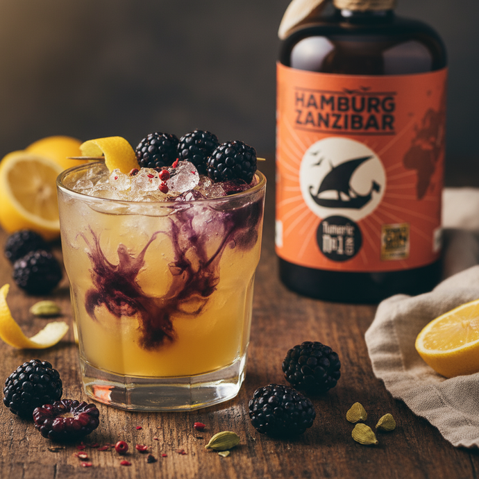 Golden Bramble mit Tumeric No.1 Gin