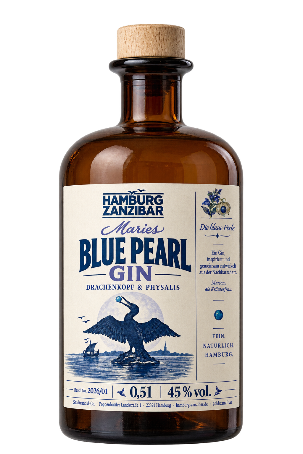 MARIES BLUE PEARL GIN