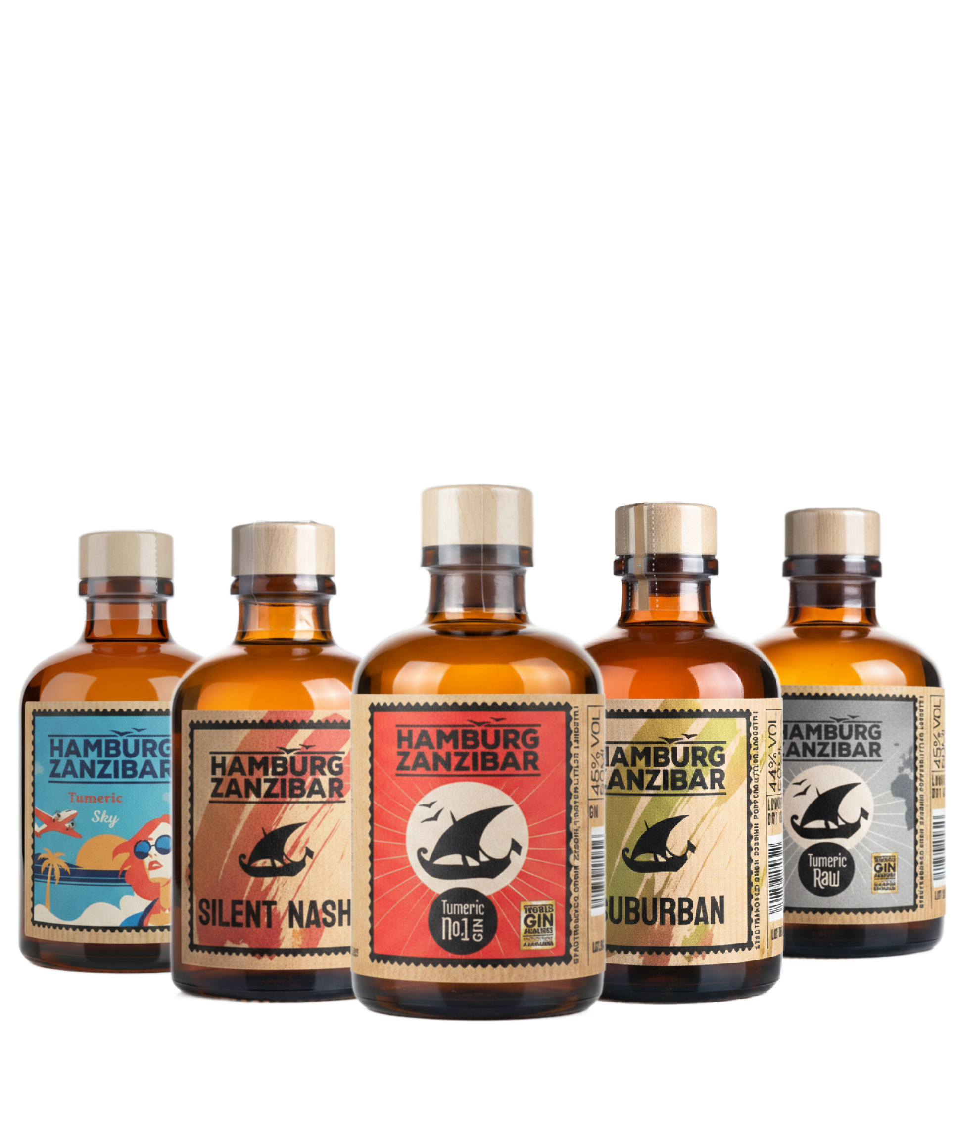 Gin Miniatur Bundle 5x50 ml