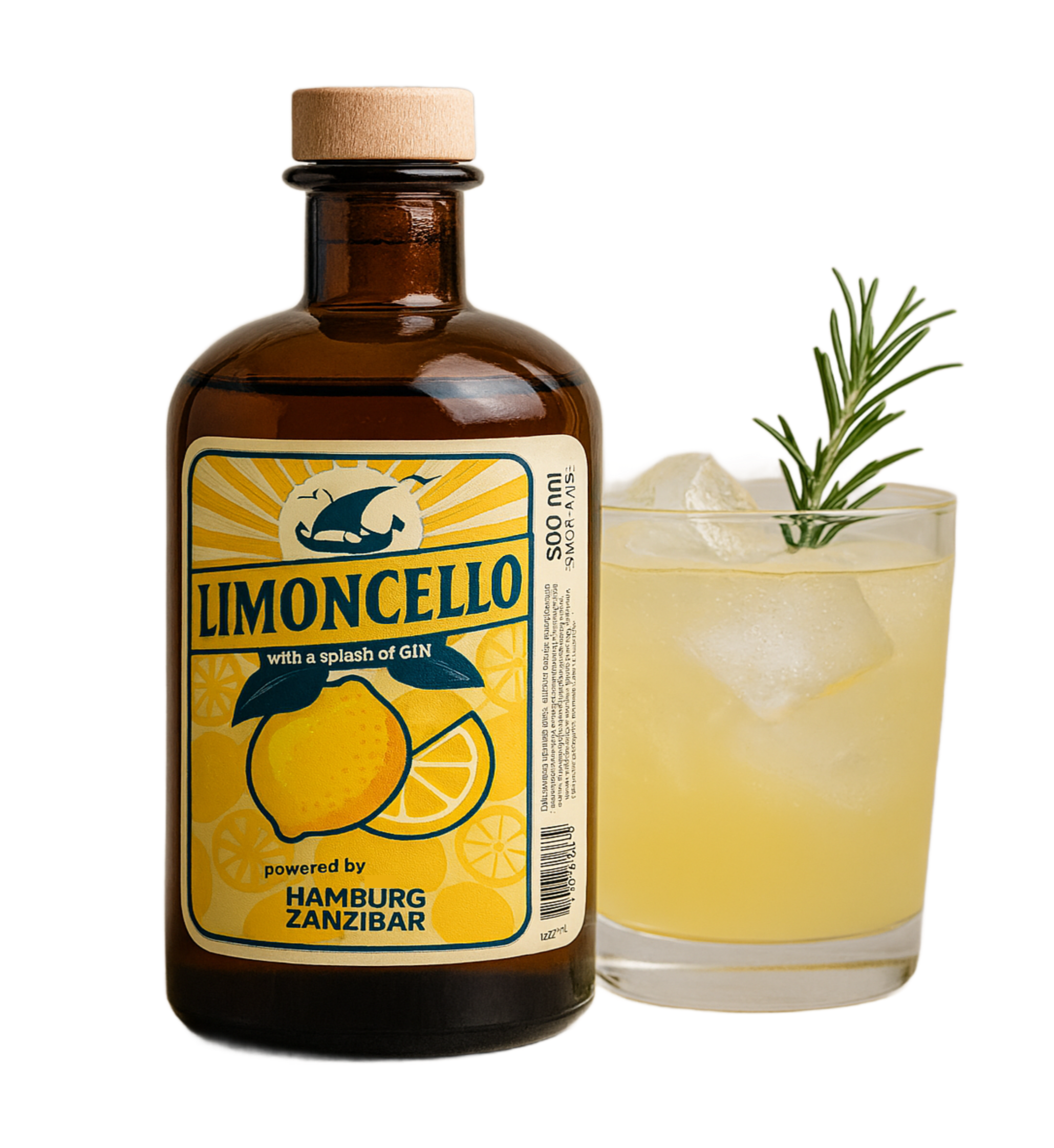 Limoncello with a splash of Gin