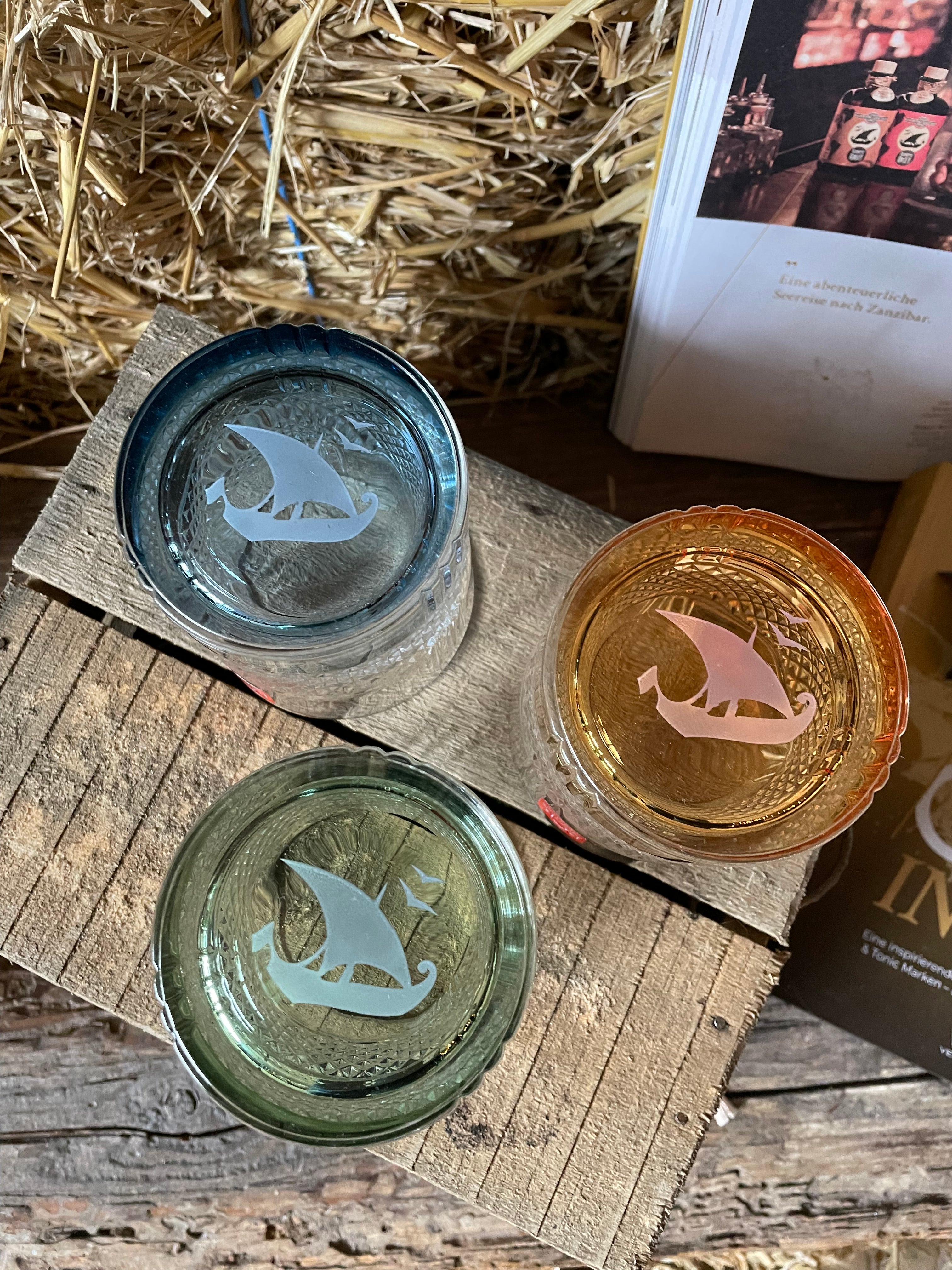 Gin Tonic Glas orange